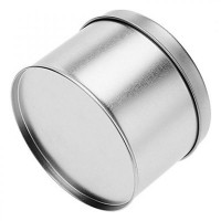 Metal Round  Display Box for Epaulets Belt and Watches - Silver