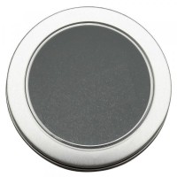 Metal Round  Display Box for Epaulets Belt and Watches - Silver