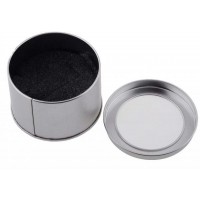 Metal Round  Display Box for Epaulets Belt and Watches - Silver