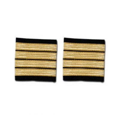 Epaulets 4 stripes - Gold - Classic