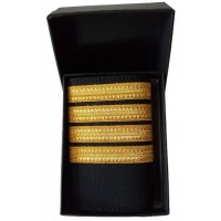 Galons LUXE d'épaules Or 4 Barrettes Simples C.D.B. Velcro