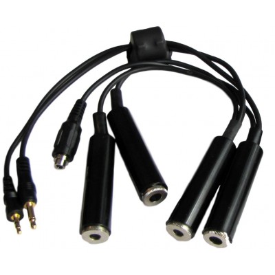 Aviation Headset Adapter for REXON or ICOM Radio