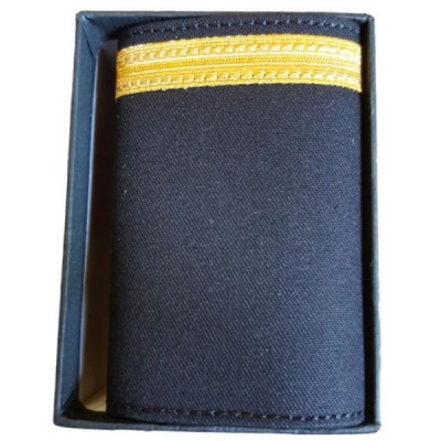 Luxury Epaulets 4 simple stripes - Gold - Classic with velcro fastener