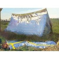 TENT AND SURVIVAL SLEEPING BAG ULTRA LIGHTWEIGHT (310gr)