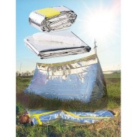 TENT AND SURVIVAL SLEEPING BAG ULTRA LIGHTWEIGHT (310gr)