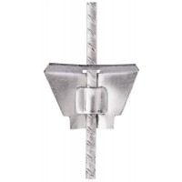 METAL POLES FOR DELIMITATING EXCLUSION SECURITY ZONE 