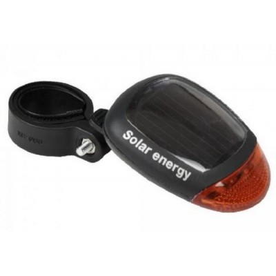 Signal lamp with red light fixed or flashing rechargeable by Solar Energy