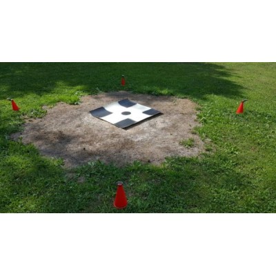 Set of 4 Red Plastic Cones for Third Pary Delimitation of Exclusion UAV Zone