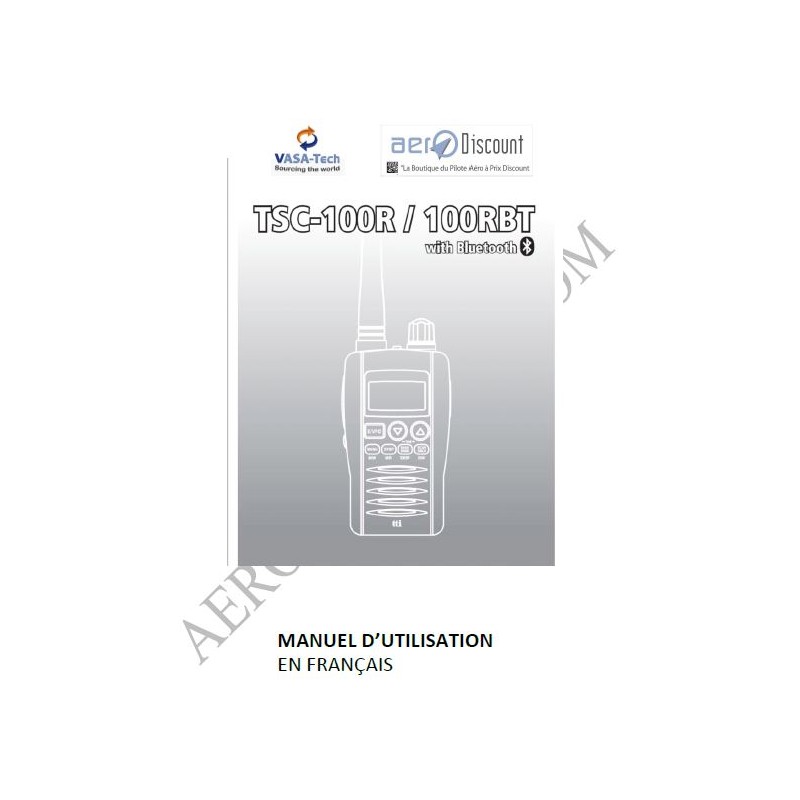 French User Manual of the TSC 100RA Airband Scanner