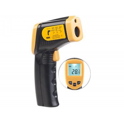 Thermomètre infrarouge sans contact de -50 à 550 °C avec pointeur laser