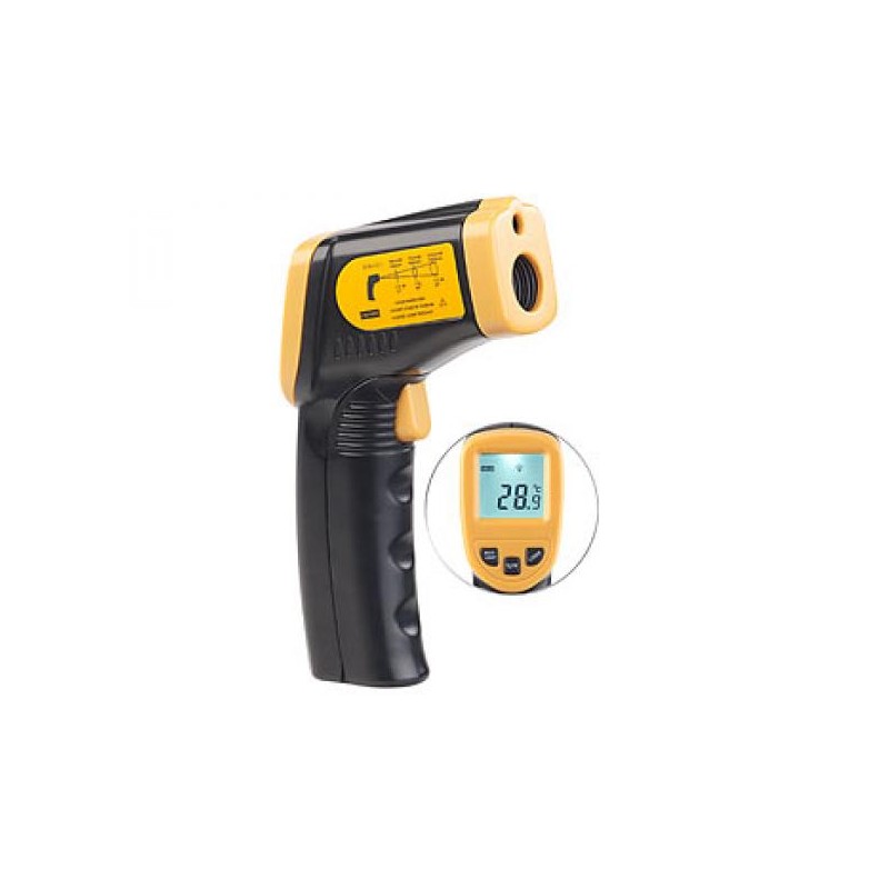 Non-contact infrared thermometer from -50 to 550°C with laser pointer