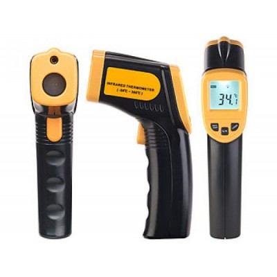 Non-contact infrared thermometer from -50 to 550°C with laser pointer