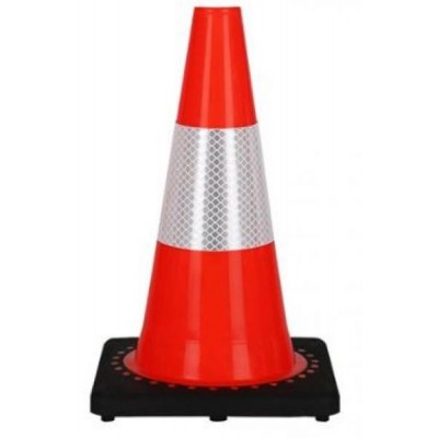 Set of 4 Red Plastic Cones for Third Pary Delimitation of Exclusion UAV Zone
