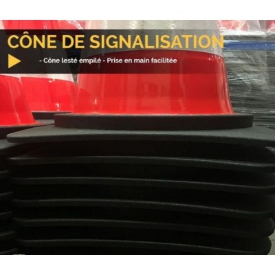 Cones de Chantier d'avertissement éloigné pour la SECURITE DRONE 