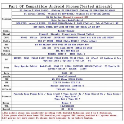 3 in 1 Endoscope Inspection camera – Type-C, Android and PC