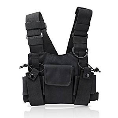 Protective Leather Carry Case Holster for Handheld Radios 3 Points 