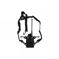 Protective Leather Carry Case Holster for Handheld Radios 3 Points 