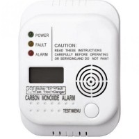 CO Detector with Visual and SOUND Alarm Direct reading of mesure on LCD Screen