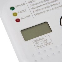 CO Detector with Visual and SOUND Alarm Direct reading of mesure on LCD Screen