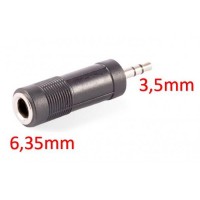 Audio Jack Adapter 3,5 Male - 6,35 Female