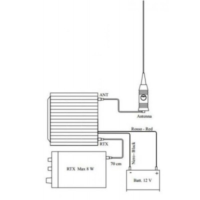 Amplificateur Linéaire AM Booster 13W pour REXON RHP-530 Radio Aviation