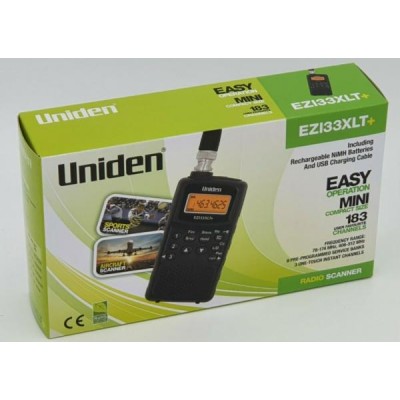 UNIDEN UBC EZI33XLT+ Scanner Airband 183 channel NiMH Battery