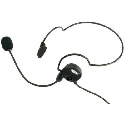 DEMI CASQUE ULTRA LÉGER CRT VL PTT au Pouce Connecteur Kenwood