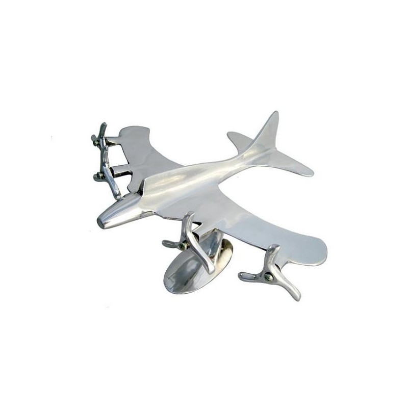 QUADRI ENGINE PLANE in ALUMINIUM for DECORATION