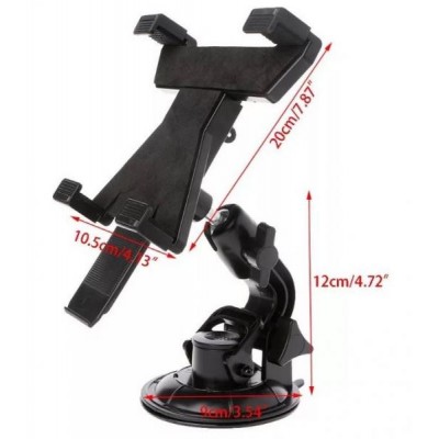 GPS Smartphone Tablet Holder with Strong Suction Cup or Clamp