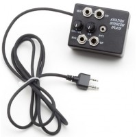 AVIATION INTERCOM 2 pax ICOM double jacks IC-A3 A4 A22 KX-99 (O)