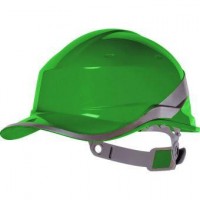 Green Polyethylene Safety Helmet