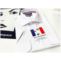 Pilot Shirt "La p'tite française" Long or Short Sleeves