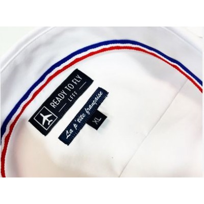 Pilot Shirt "La p'tite française" Long or Short Sleeves