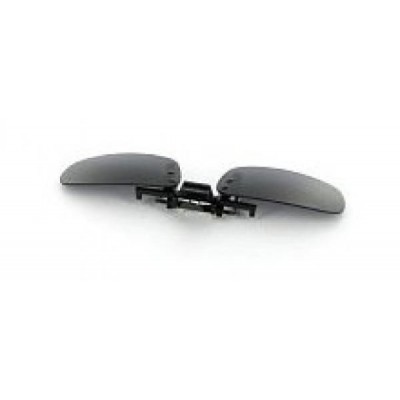 LUNETTES de SOLEIL "CLIP" RECANGULAIRES ETROITES