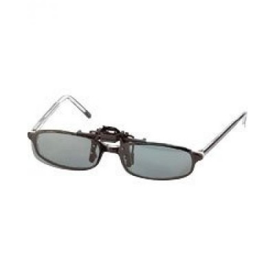 LUNETTES de SOLEIL "CLIP" RECANGULAIRES ETROITES