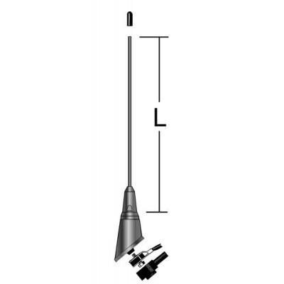 ANTENNE de Toit SIRIO TAIFUN 118-480 Aviation pour Mobile VHF