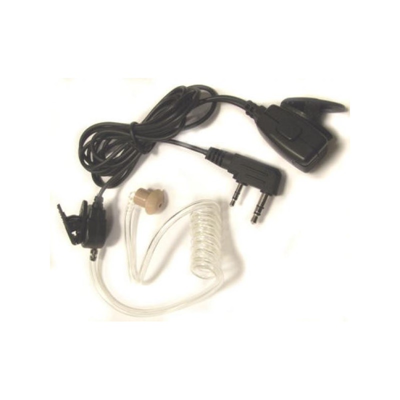 MICRO OREILLETTE LUXE AIR pour VHF connectique Kenwood TYPE K - Accessoire CRT 2 FP  -