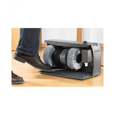 CIREUSE À CHAUSSUR électrique à 3 brosses rotatives et Distributeur de Cirage