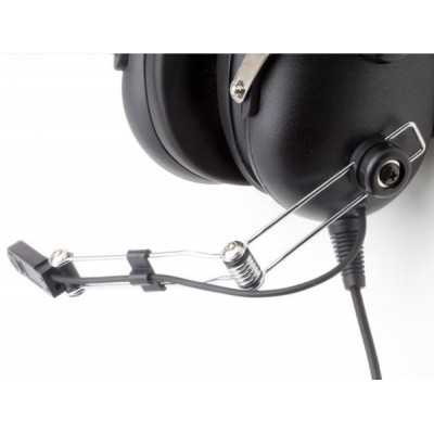 PILOT HEADSET "Classic Confort" Aerodiscount Wire boom DOUBLE GEL EARSEALS