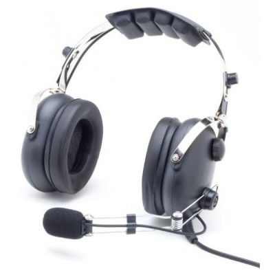 AVIATION HEADSET "Classic" Aerodiscount metal Mike boom