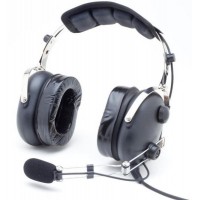 CASQUE PILOTE "Classic Confort" Perche "metal" OREILLETTES GEL