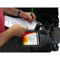 IPAD 1 2 3 VELCRO fixing system on your leg