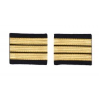 Epaulets 3 Stripes - Gold. Classic