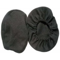 Pair of washable cotton bonnets for airplane earseal headset