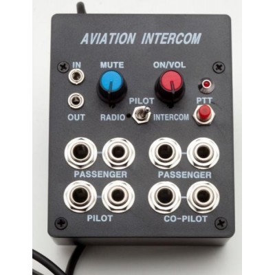 INTERCOM AVIATION 4 places pilote co-pilote passagers
