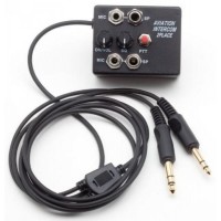 AVIATION INTERCOM 2 ways PTT on mix box