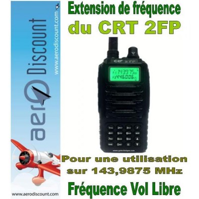 Frequency Extension on CRT 2FP (free flight freq. 143,9875 Mhz )