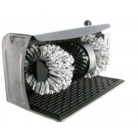 CIREUSE À CHAUSSURES électrique à 3 brosses rotatives et Distributeur de Cirage