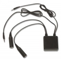 Adaptateur Casque Avion Double Jack femelle (6.5mm 5.3mm)  Double Jacks audio PC (3,5mm)