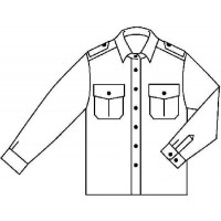 Chemise Pilote Blanche Femme Manches Longues